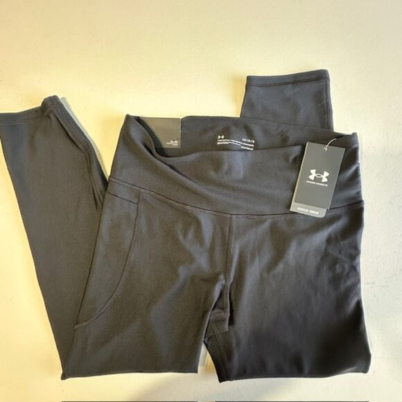 Under Armour Black Compression High Rise Full Length Legging Size Large NWT - Picture 5 of 5